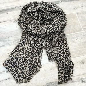Loft Reversible Cheetah Scarf